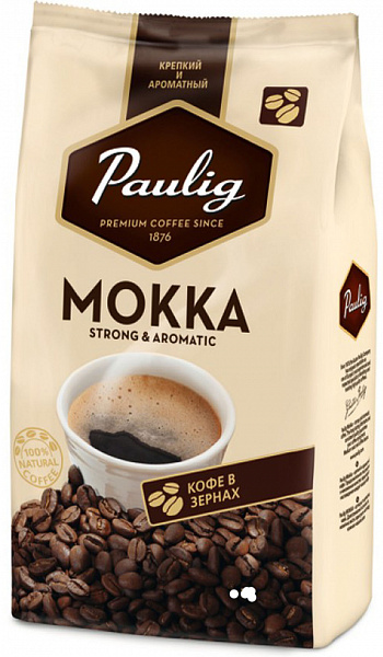 Кофе в зернах Paulig Mokka 500г, Паулиг Мокка фото в онлайн-магазине Kofe-Da.ru